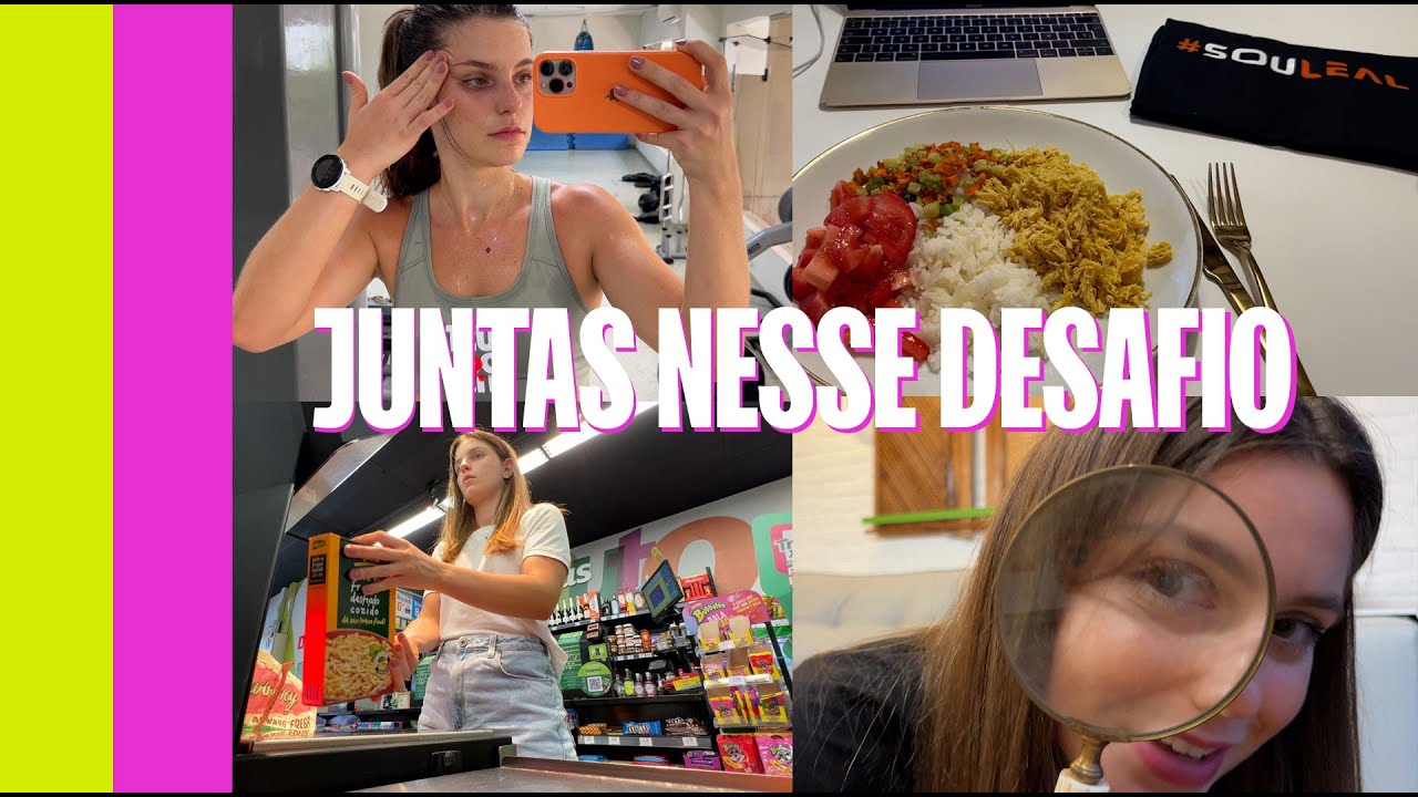 VAMOS FAZER DIETA E TREINAR JUNTAS? | ALMOÇO MUITO PRÁTICO