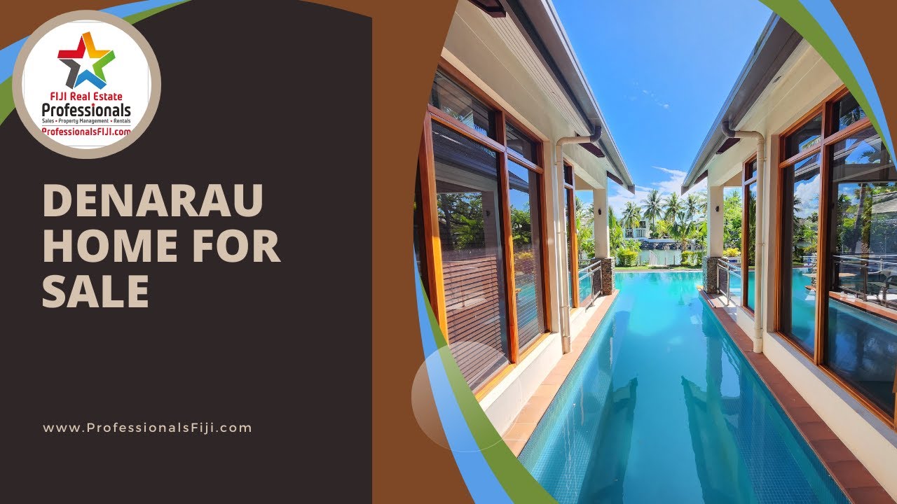 AMAZING INVESTMENT OPPORTUNITY in FIJI: freehold titled, waterfront, Denarau Island home!