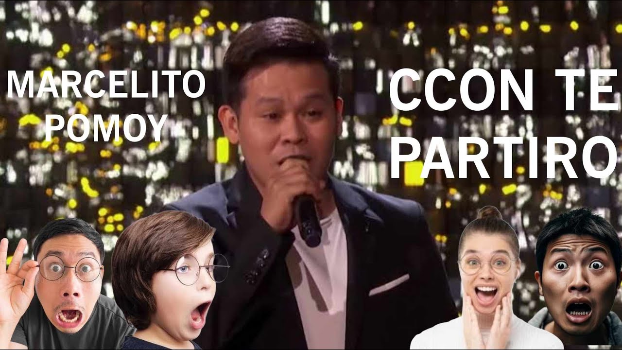WORLD WONDER | Marcelito Pomoy sings Con Te Partiro at America's Got Talent Recations