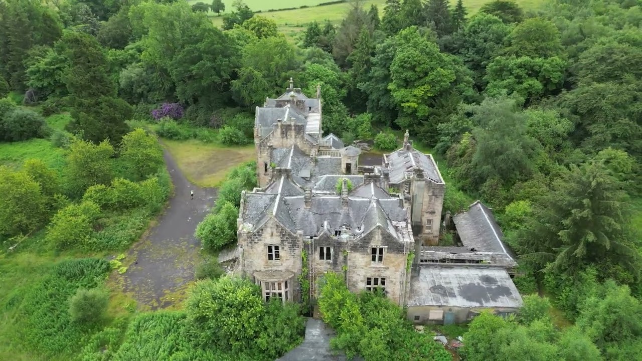 Abandoned mansion, Glaisnock House, East Ayrshire