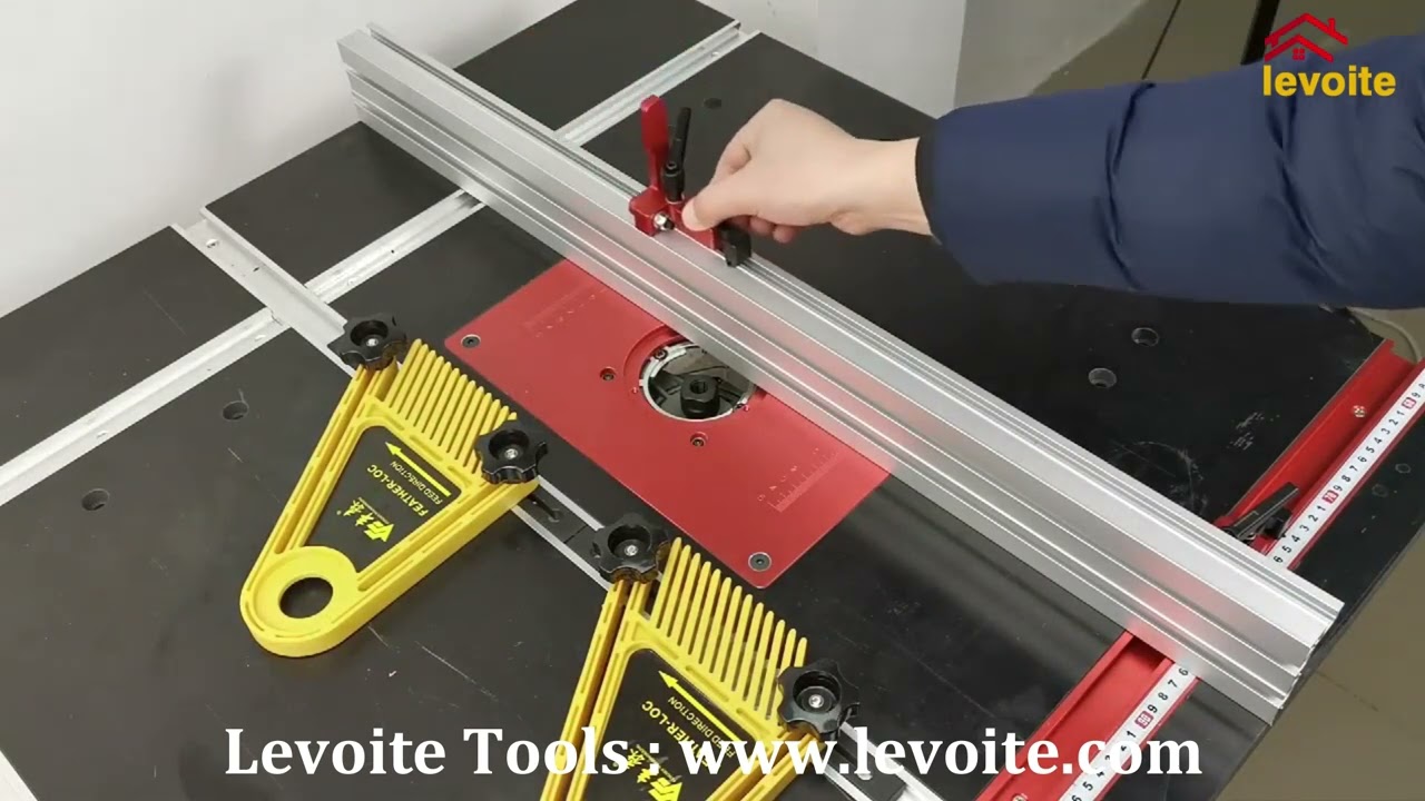 Levoite&trade; 75 Type T-Slot Miter Track Fence Stop For 75# T-track