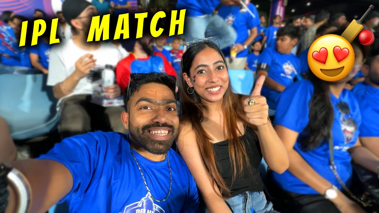 IPL Cricket Match Dekha Stadium Mein 😍 Delhi Vs Punjab | Vibhu Varshney
