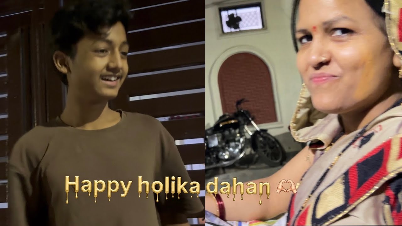 Happy holika dahan 😃|| kiran suryawal vlog