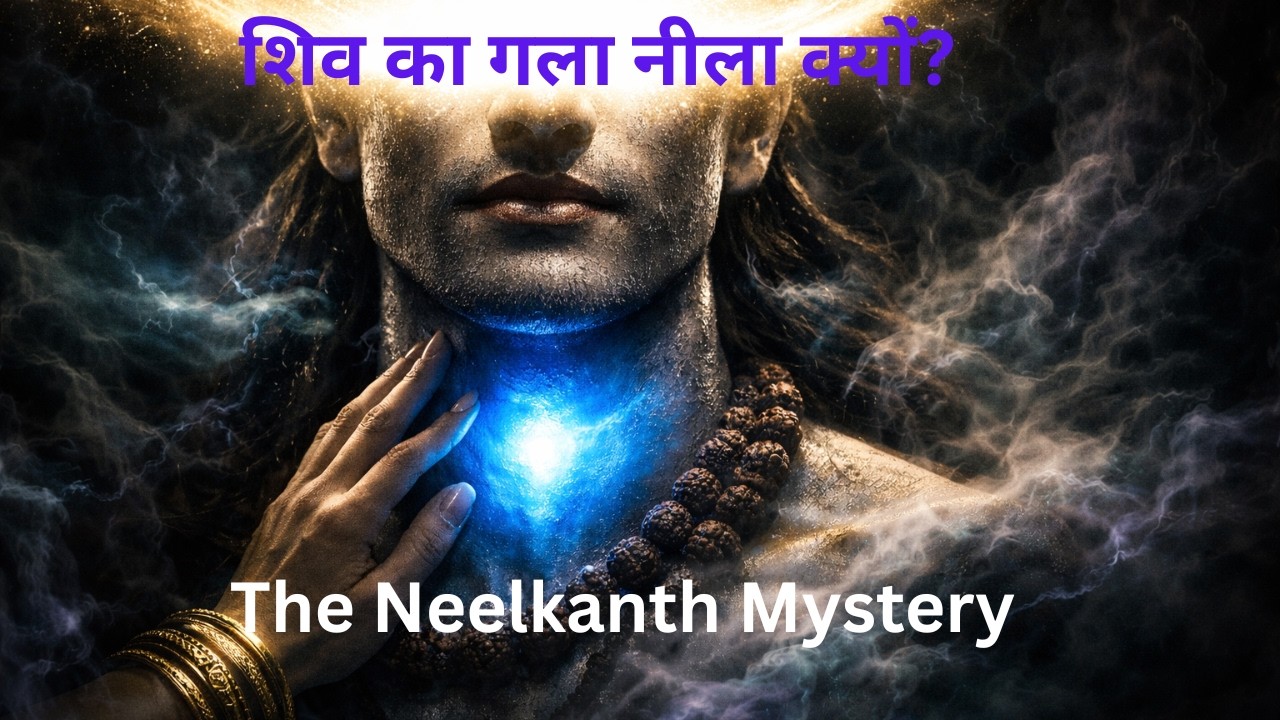 शिव का गला नीला क्यों है? | हलाहल पान की पूरी कहानी | Why Shiva's Throat is Blue - Neelkanth Story