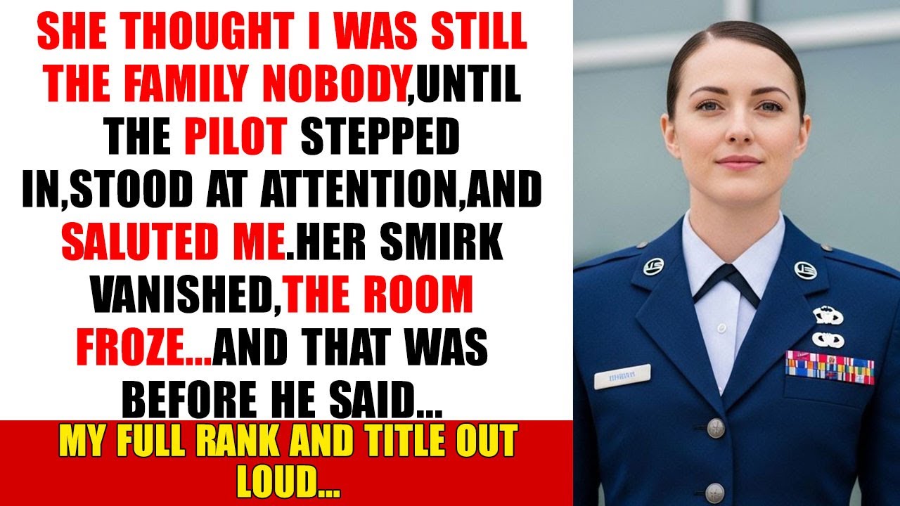 My Sister Mocked Me In Front Of Everyone &mdash; Then The Pilot Stepped Out And Saluted Me