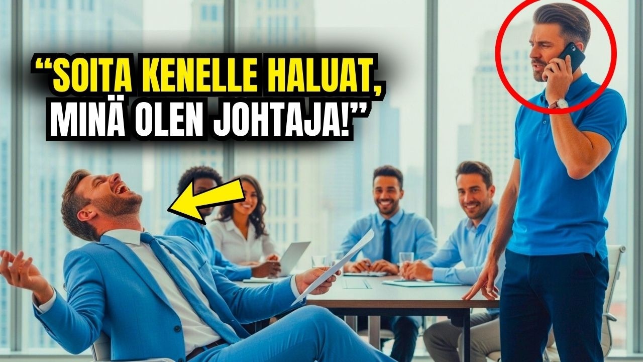 “SOITA KENELLE HALUAT” PILKKASI JOHTAJA MIEHELLE, MUUTAMAN MINUUTIN PÄÄSTÄ HÄN SAA PUHELUN...