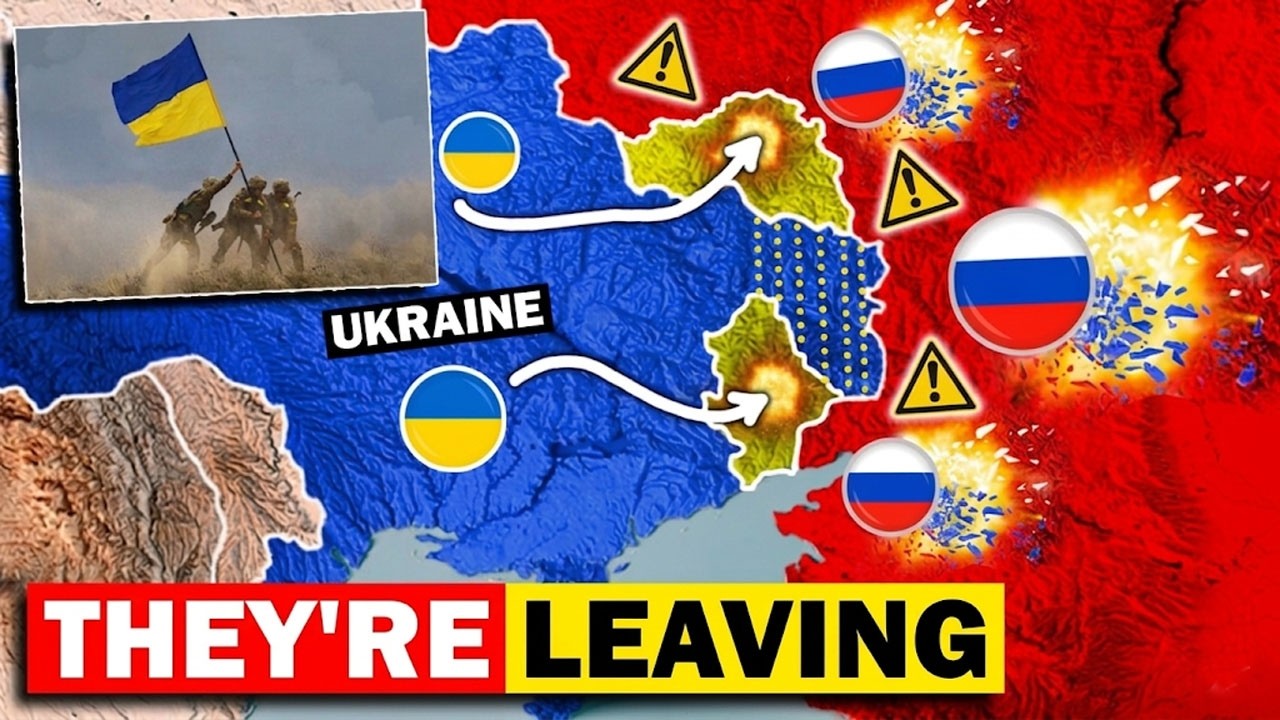 Zaczęło się od jednej flagi w Kupiańsku... Teraz Putin jest zmuszony się wycofać