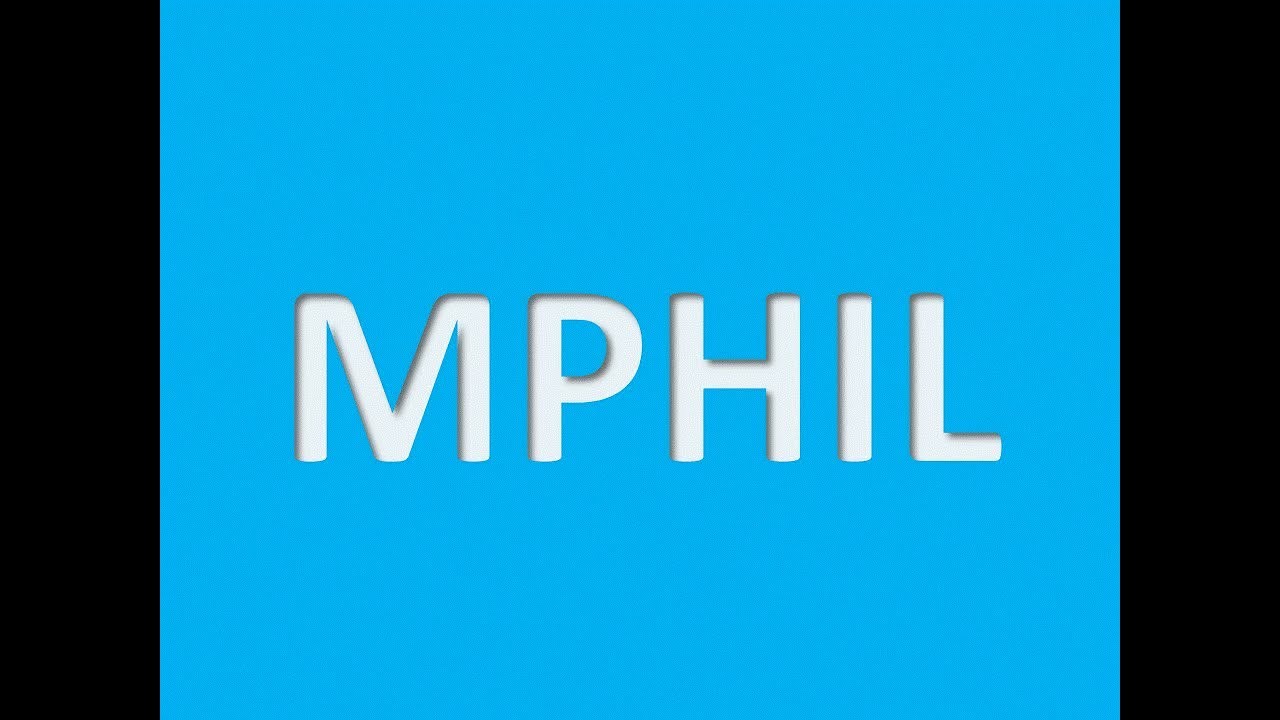 What is MPHIL?
