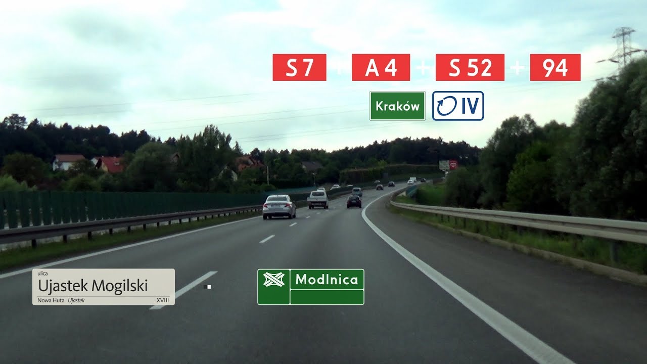🇵🇱 S7 + A4 + S52 + DK94 Kraków: IV obwodnica ↻ (3x)
