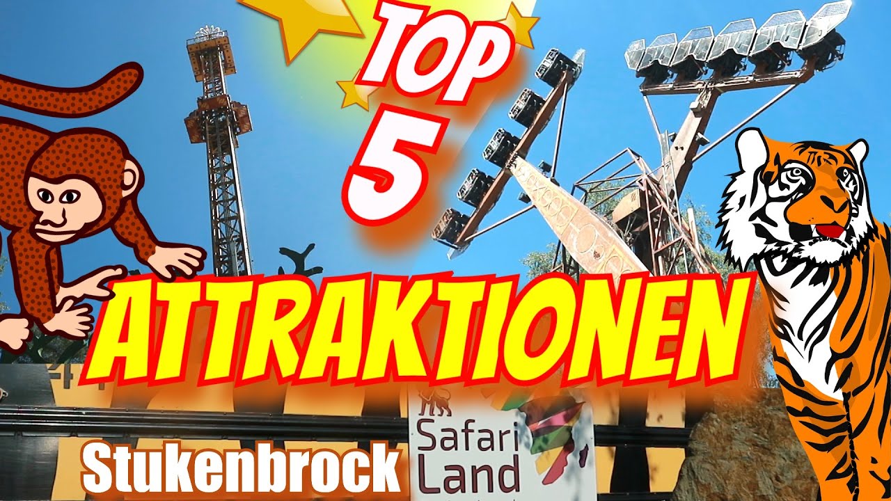 TOP 5 ATTRAKTIONEN Freizeitpark Safariland Stukenbrock