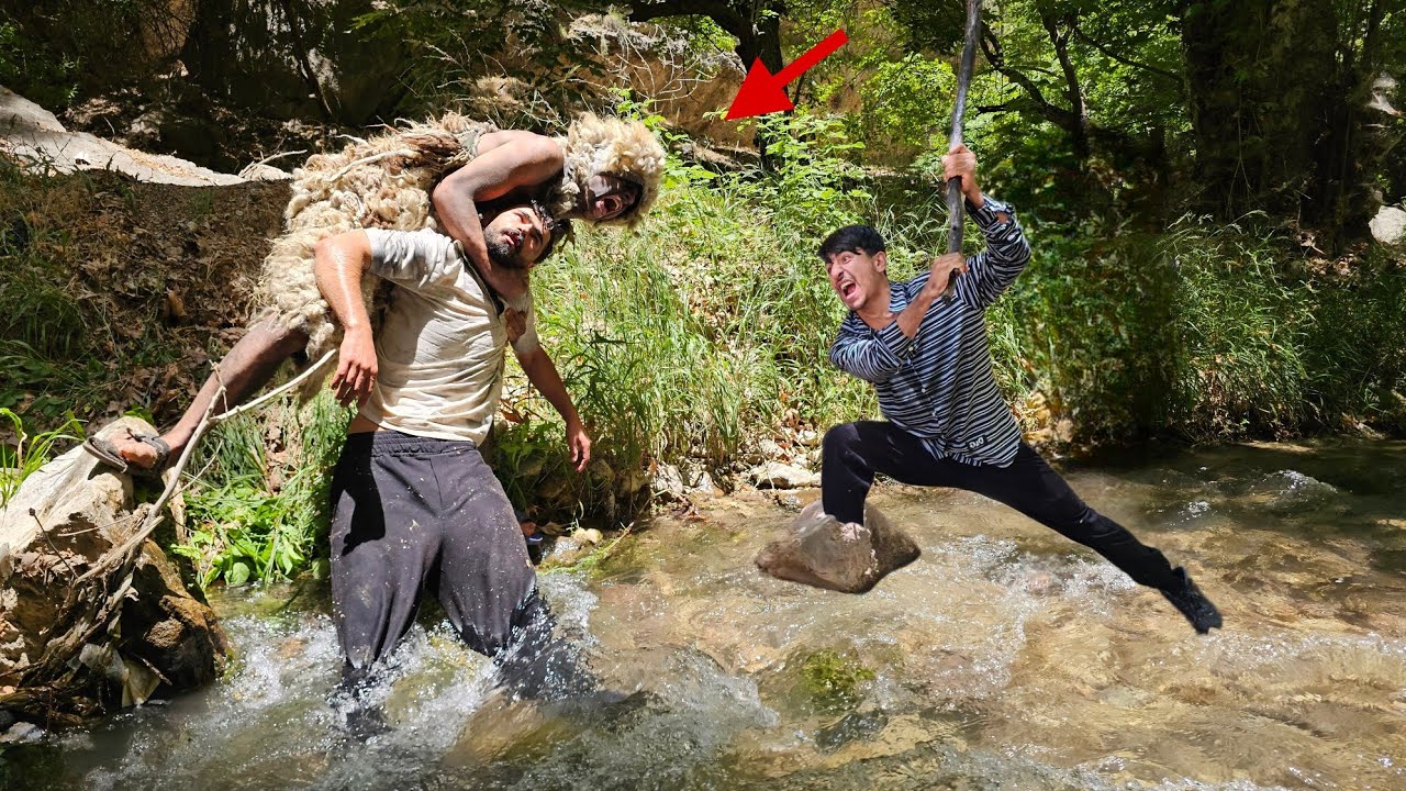 From hut to mountain - wild caveman attack on hope