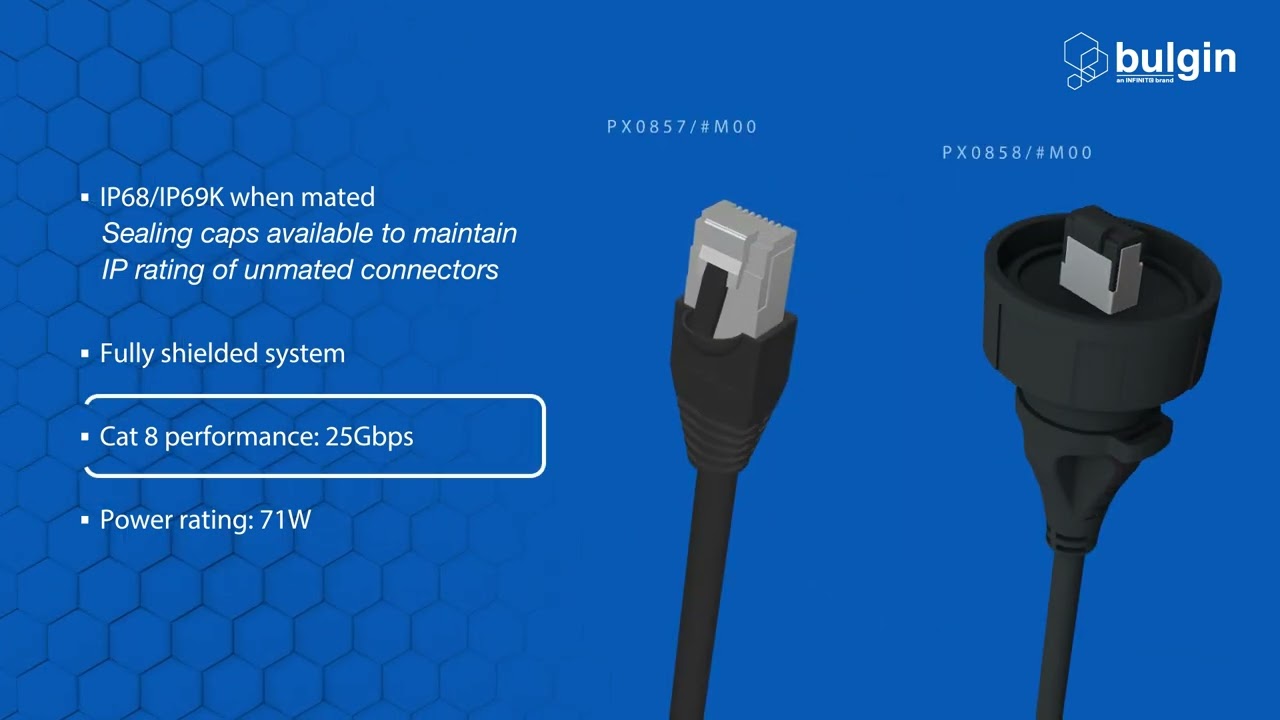 Meet the Bulgin Cat 8 Buccaneer – IP68-Rated Circular Connector for Harsh Conditions