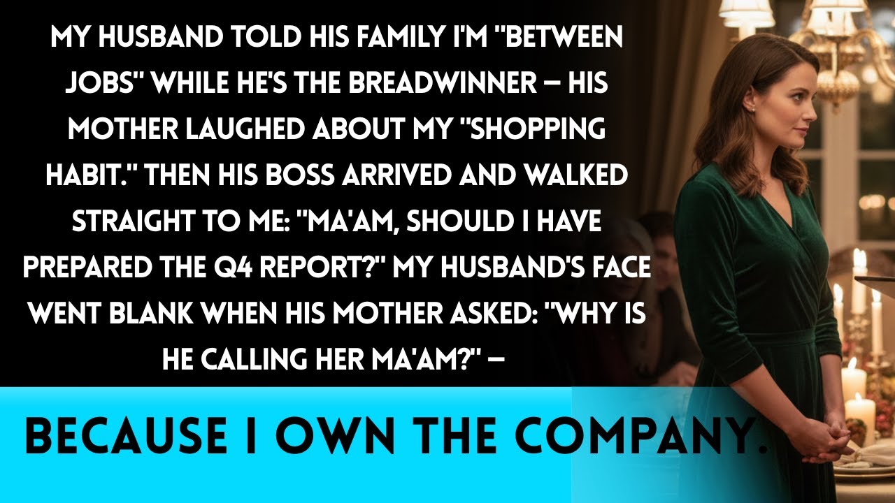 My Husband Told His Family I'm Unemployed — Then His Boss Called Me 