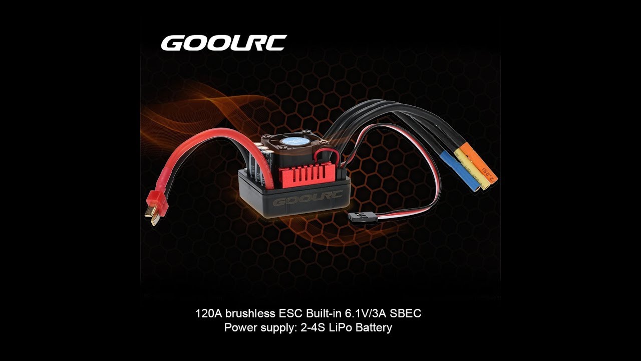 How to program: GOOLRC 120A ESC