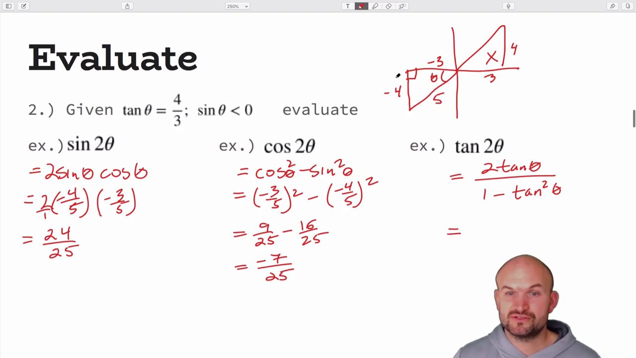 Double and Half Angle Formulas | Analytic Trig | Pre-Calculus
