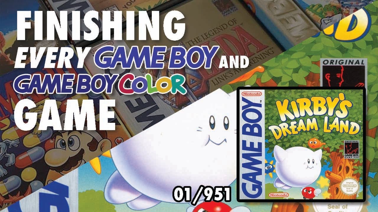 Finishing EVERY GB/GBC Game - Kirby's Dream Land (1/951)