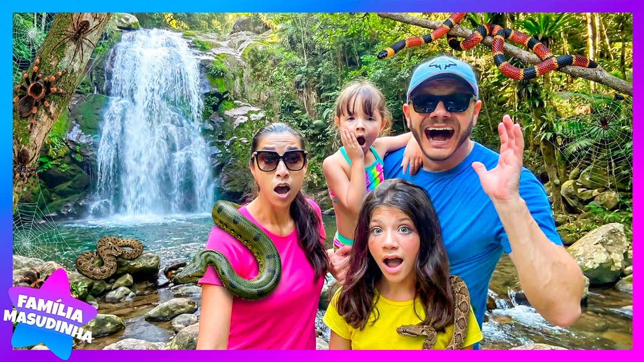 CONHECEMOS UMA CACHOEIRA E ENCONTRAMOS BICHOS ESTRANHOS ★ FAMÍLIA MASUDINHA ★