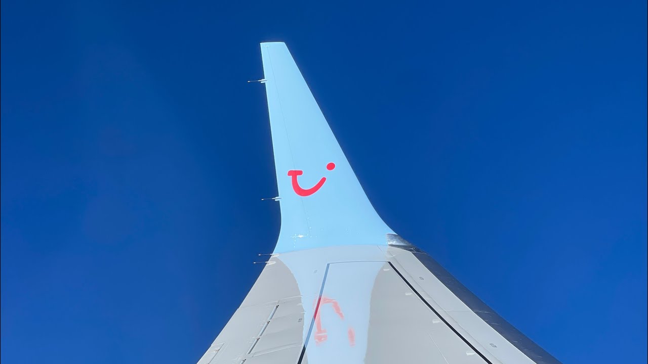 TuiFly 737 MAX landing Marsa Alam - Egypt