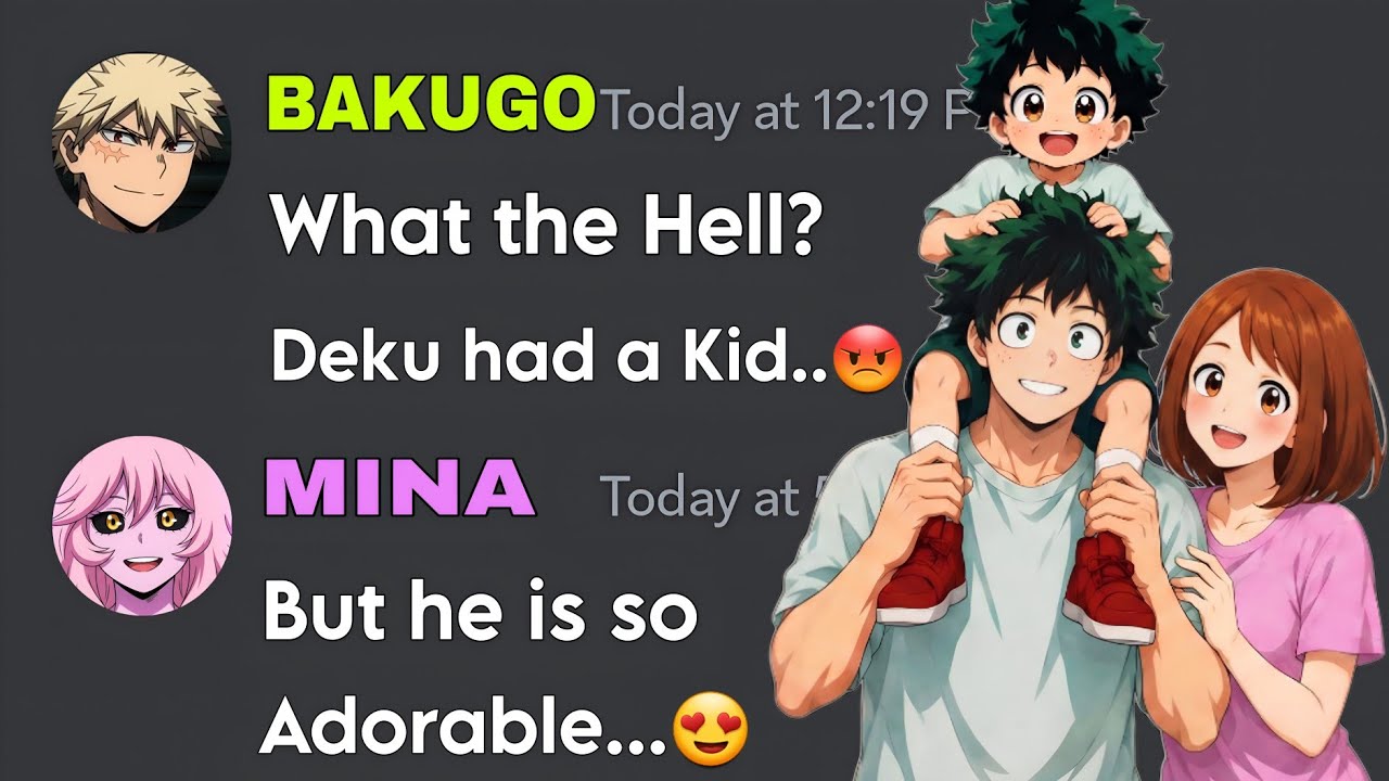 If Deku and Uraraka had a son & Family | Mha discord server