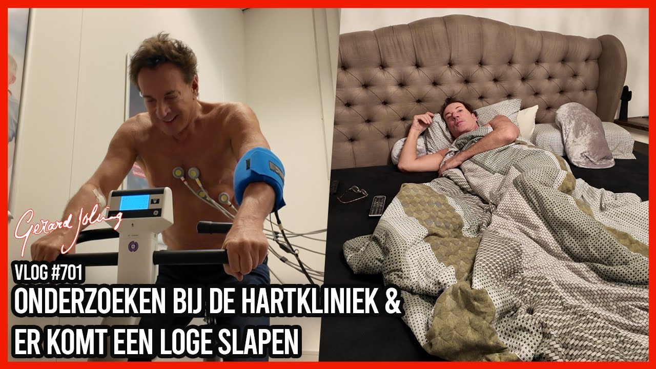 ONDERZOEKEN BIJ DE HARTKLINIEK & ER KOMT EEN LOG&Eacute; SLAPEN - GERARD JOLING - VLOG #701