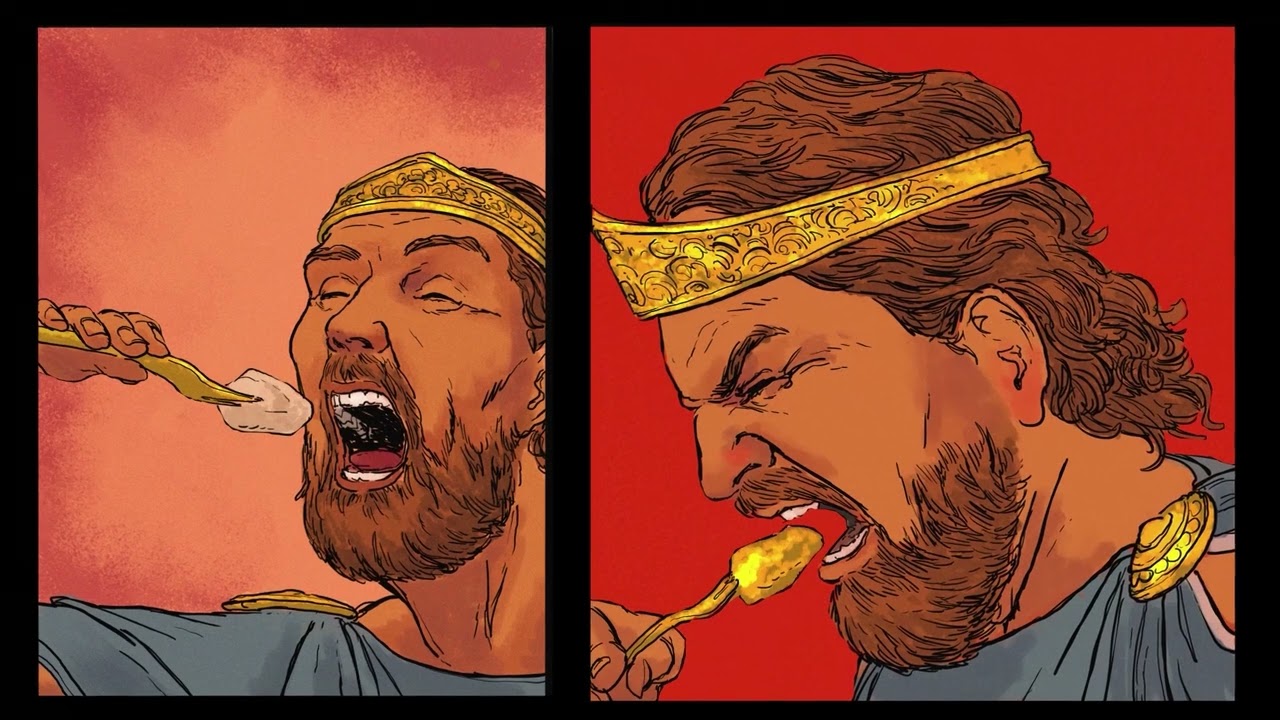 Le Roi Midas et la Touche d'or (La Malédiction de la Cupidité) - Version Animée - Mythologie Grecque