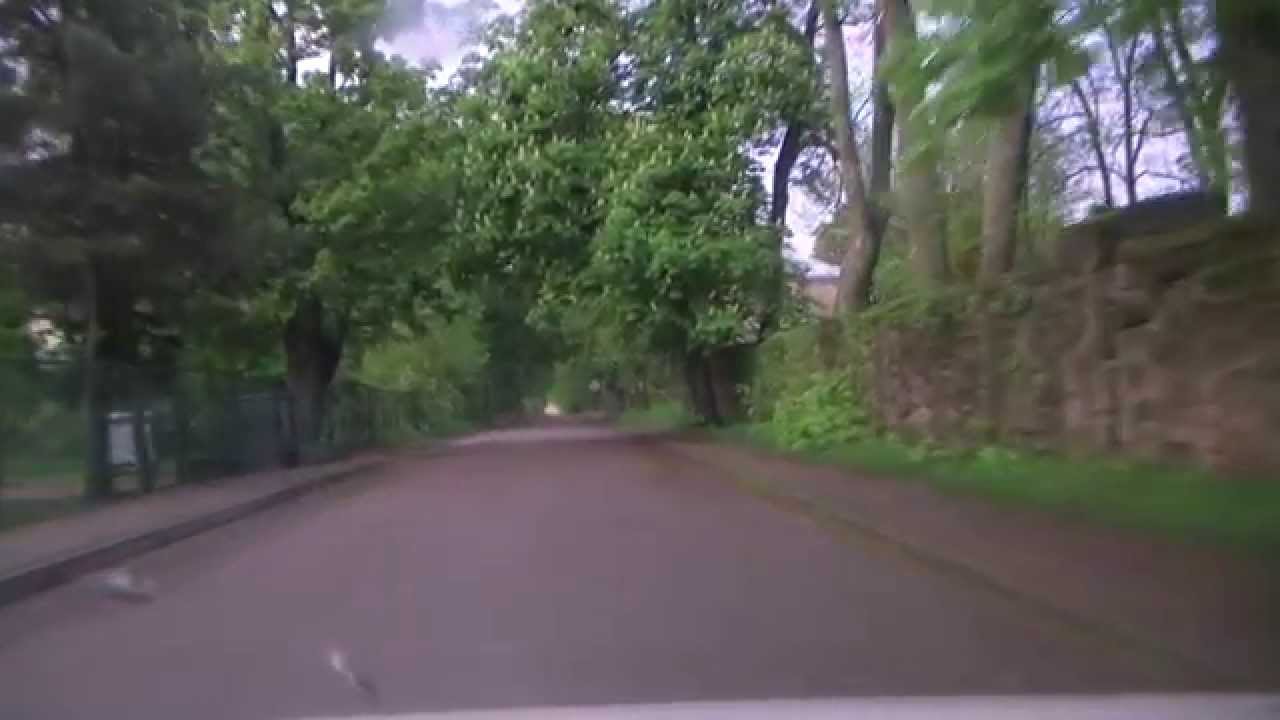 Różanystok i Dąbrowa- film z jadącego samochodu. Maj 2014