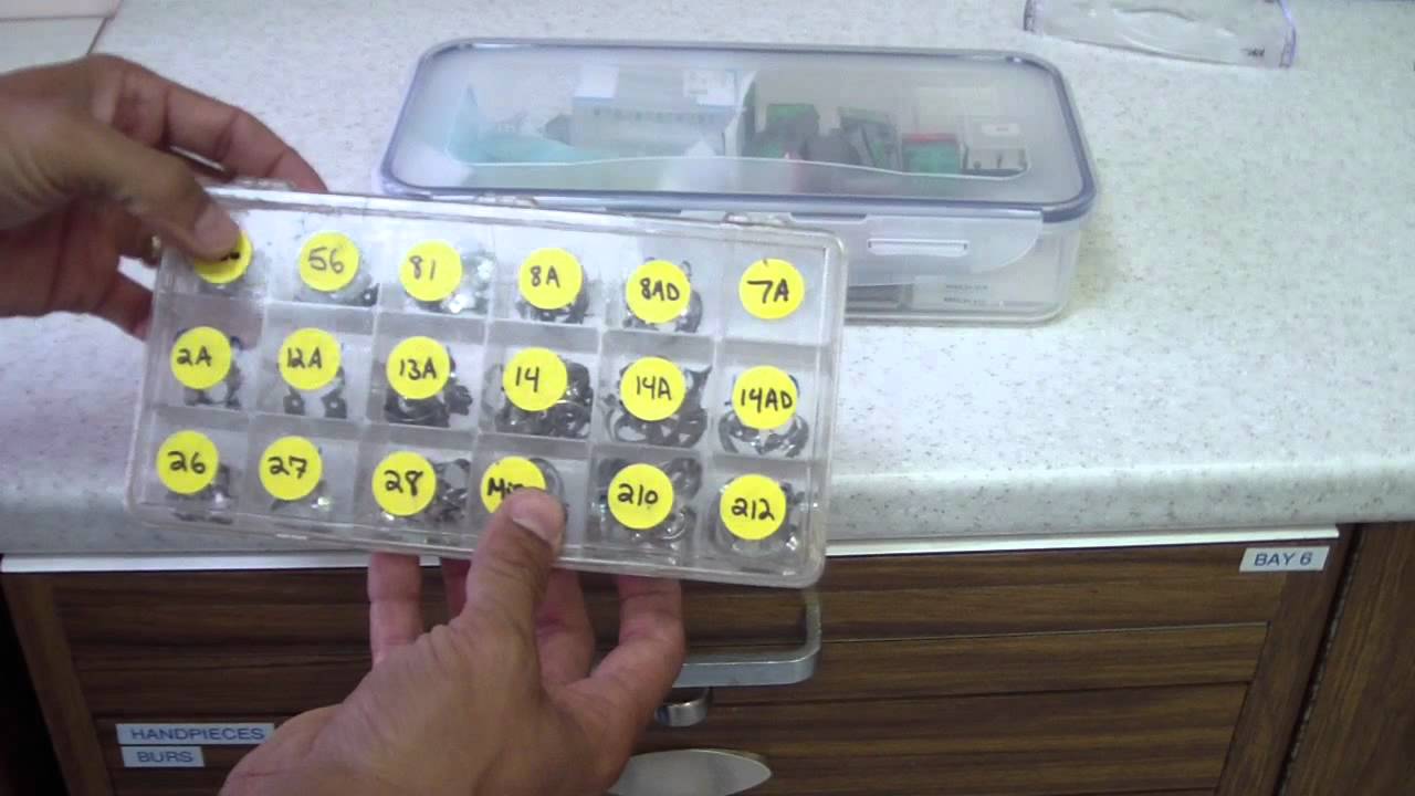 Dental Bur, Composite Organizer - Ice Cube Tray