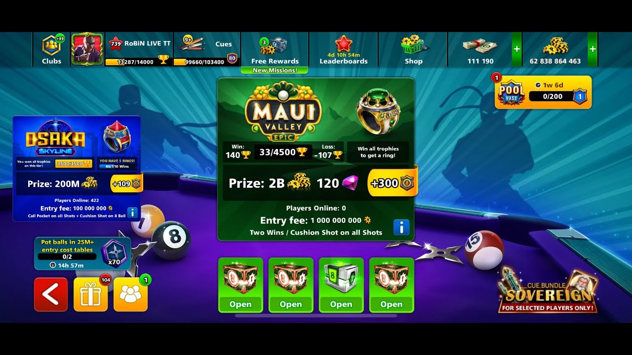 8 Ball pool live stream // 999 level target 😱 hard level up