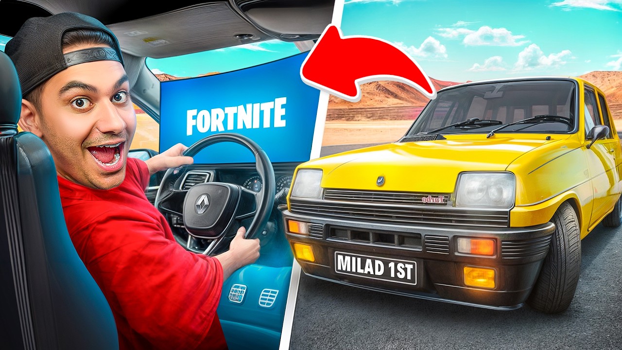 رنو بازسازی کردم! ماشینم رو تبدیل کردم به کنسول گیم😃😎🎮