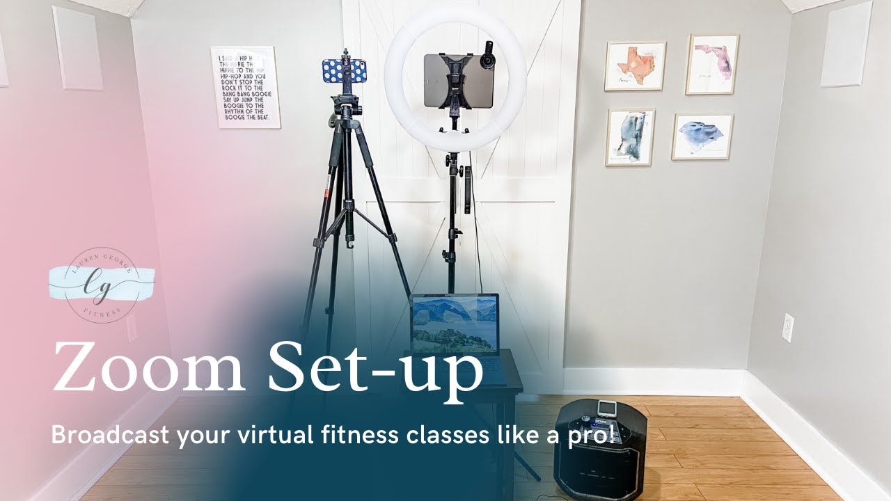 Zoom Set-up for Virtual Fitness Classes