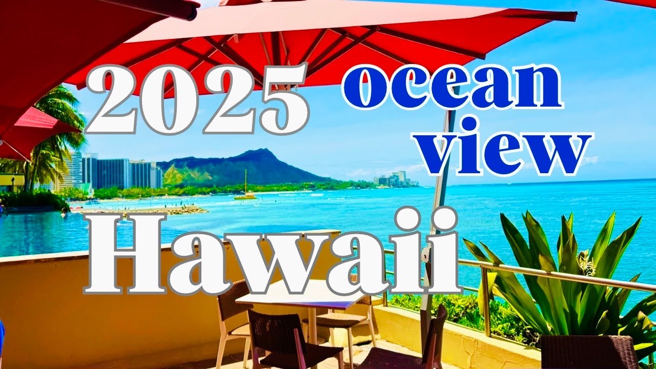 [2025最新ハワイ/出発編]到着日の最高な過ごし方☆ワイキキ絶景オーシャンビューでマイタイと絶品料理を堪能/シェラトンThe Edge Of Waikiki