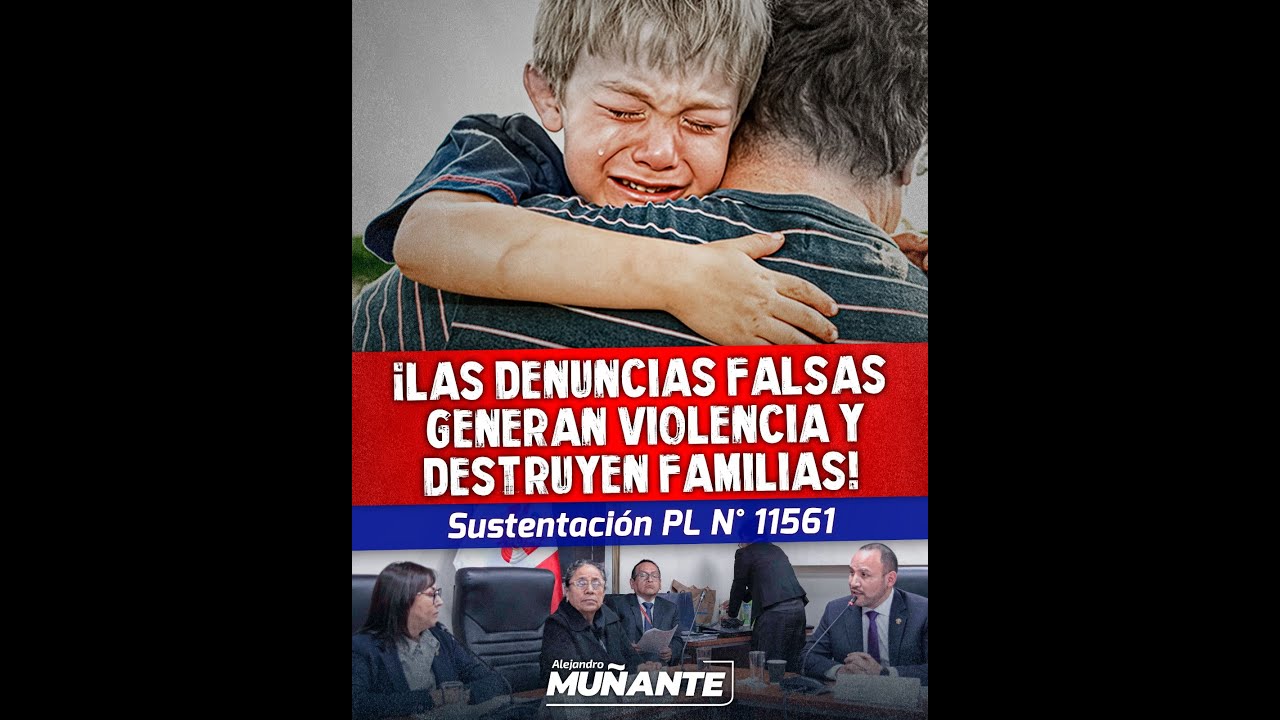 &iexcl;Las denuncias falsas generan violencia y destruyen familias! | Alejandro Mu&ntilde;ante