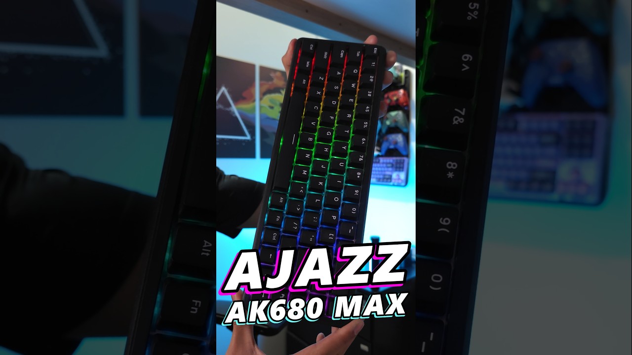 AJAZZ AK680 MAX - TECLADO MAGN&Eacute;TICO SEM FIO! #ajazz #ak680 #keyboard