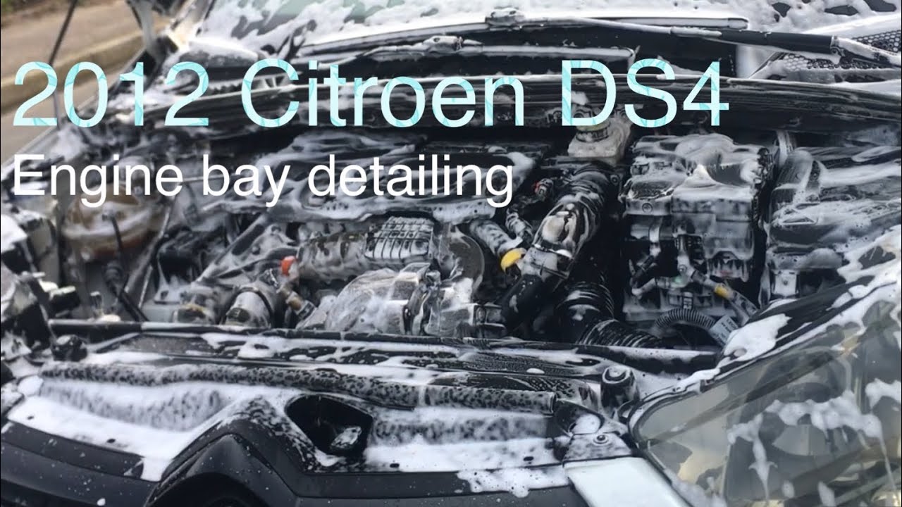 2012 Citroen DS4 engine bay detailing | ASMR
