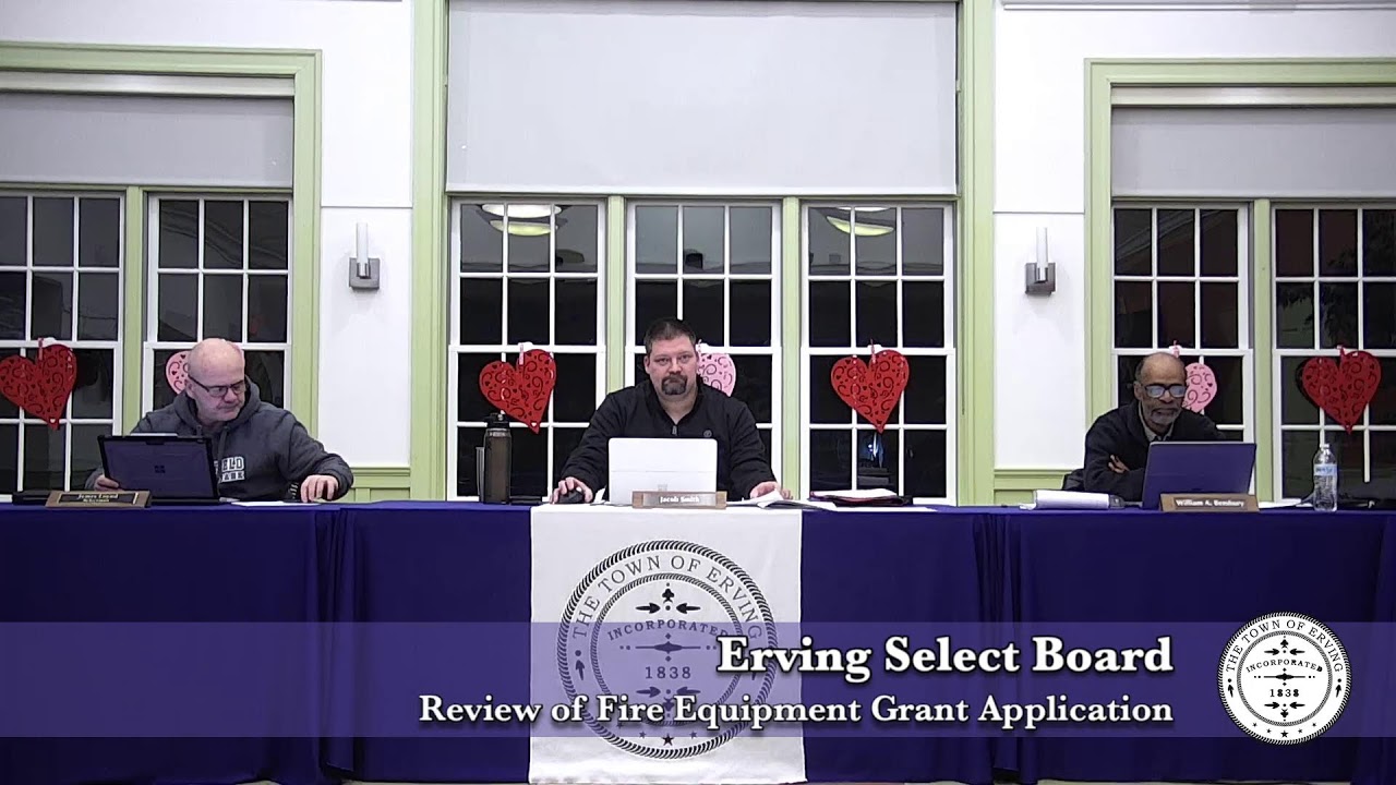 Erving Select Board - February 9, 2026