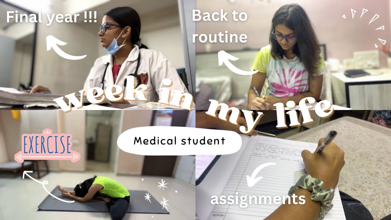 Week in my life as a medical student 🩻|Final year begins 📚|Productive week ✨