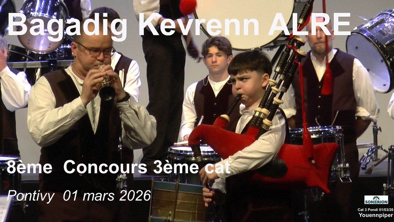 2026 Bagadig Kevrenn ALRE 8ème Concours 3ème cat Pontivy 01 mars  Youennpiper