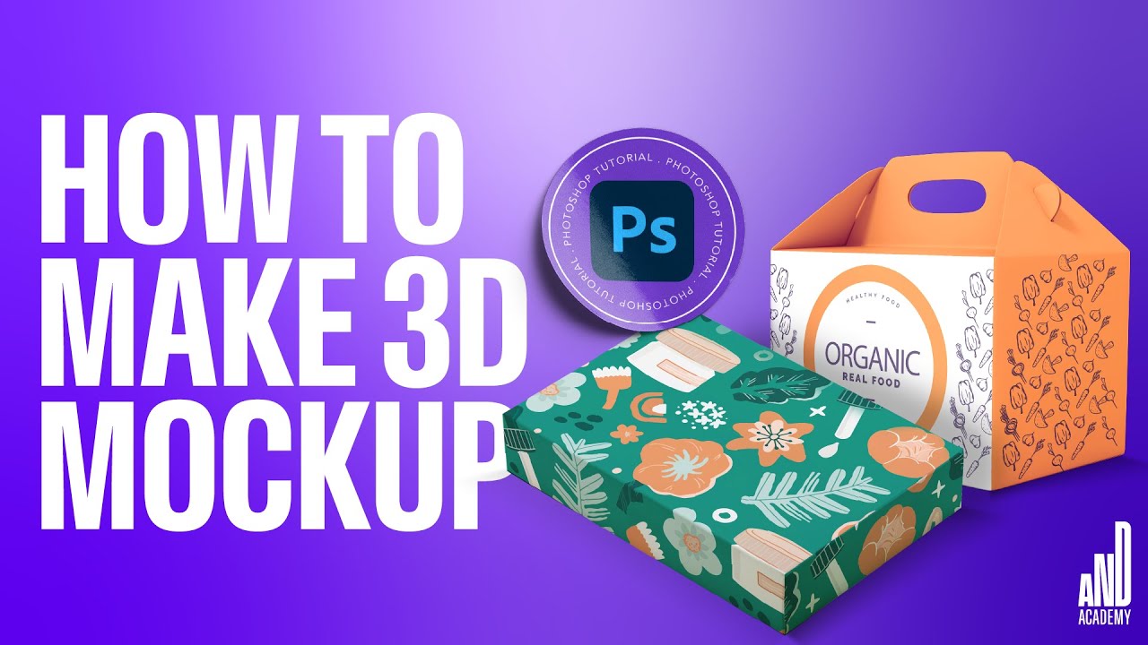 Learn to Create a STUNNING 3D Mockup in Photoshop