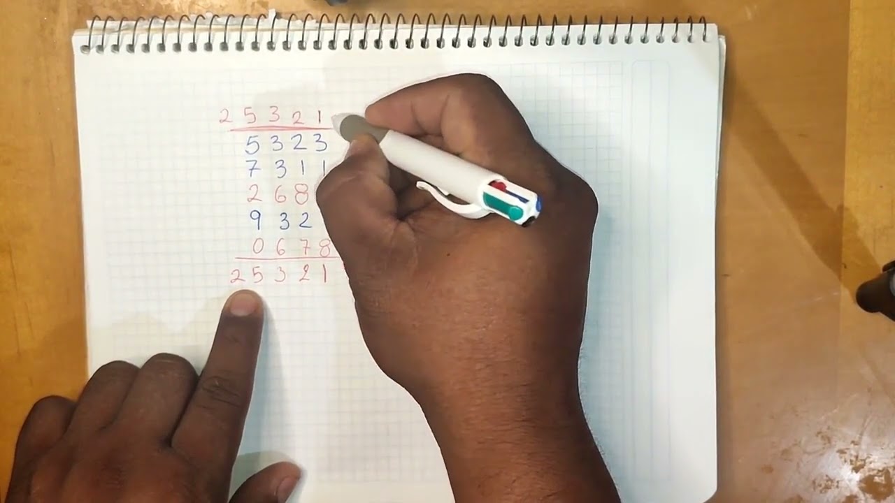 Juego matemático, adivinar el resultado de una suma...