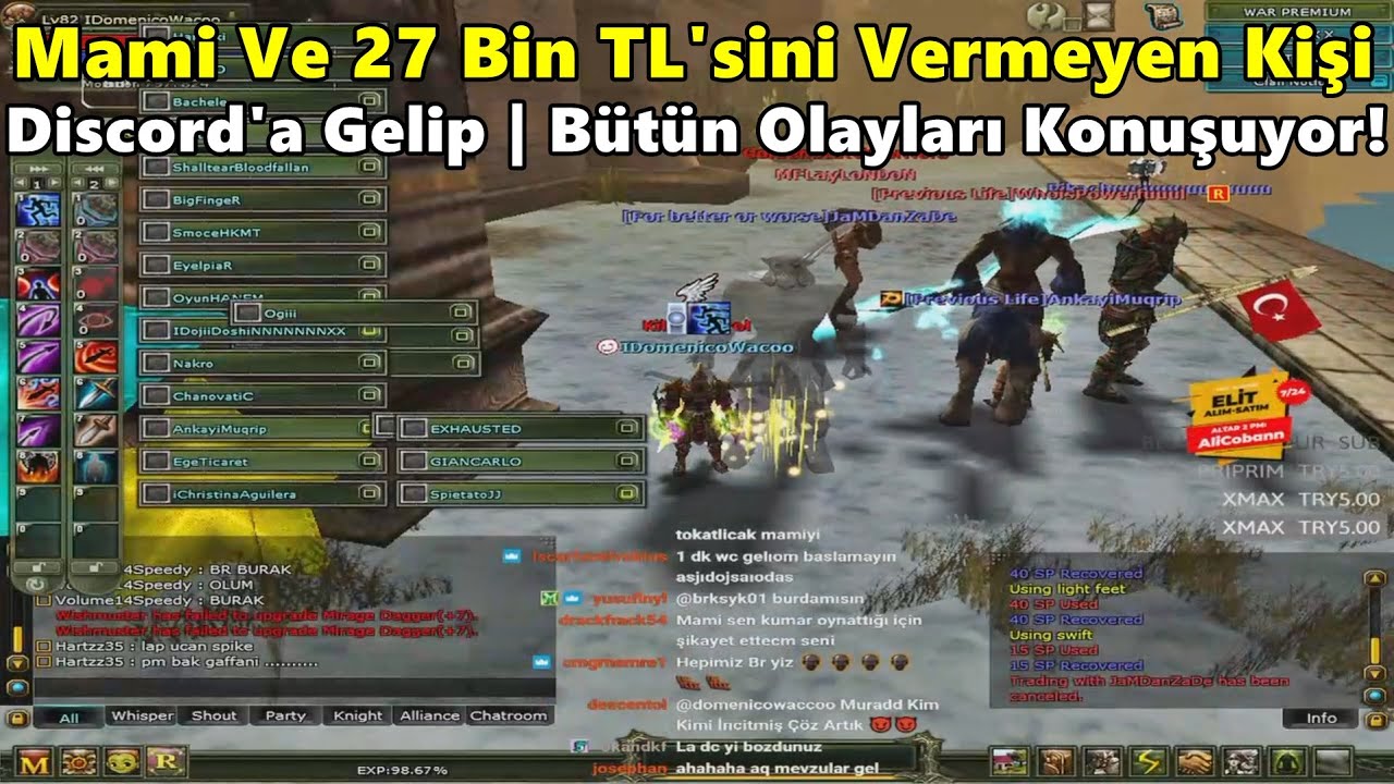 Domenico'nun Yayınına | Mami Ve 27 Bin TL Borçlu Olan Kişi Gelip | Bütün Olayları Konuşuyor!