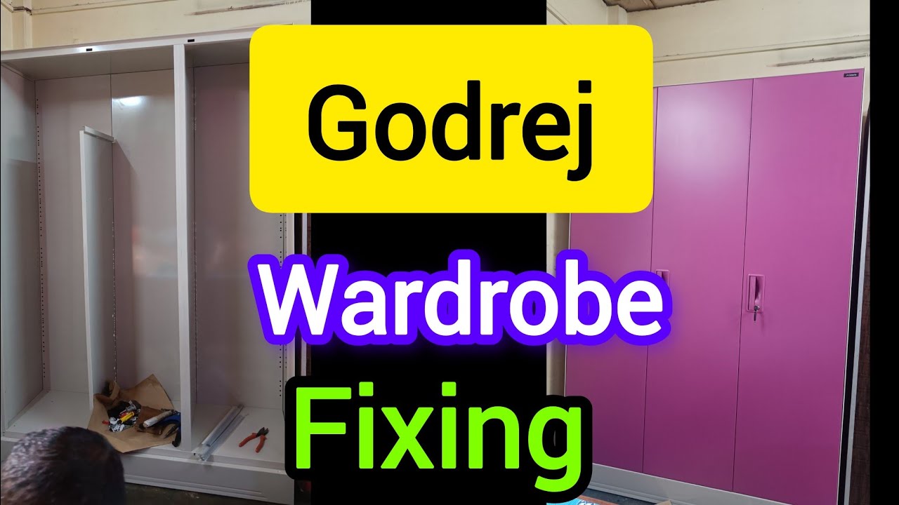 Portable Wardrobe Fixing and Installing Complete Guide|Godrej Modern Wardrobe Designs For Bedroom