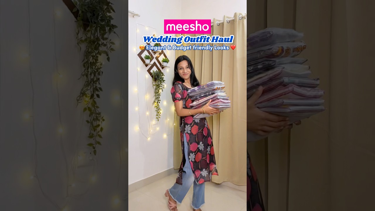😍 Meesho Wedding Dress ✨ Elegant Outfit for any occasion 