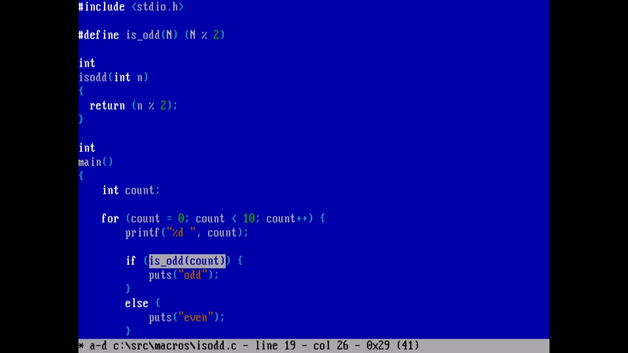 How to optimize C programs with macros