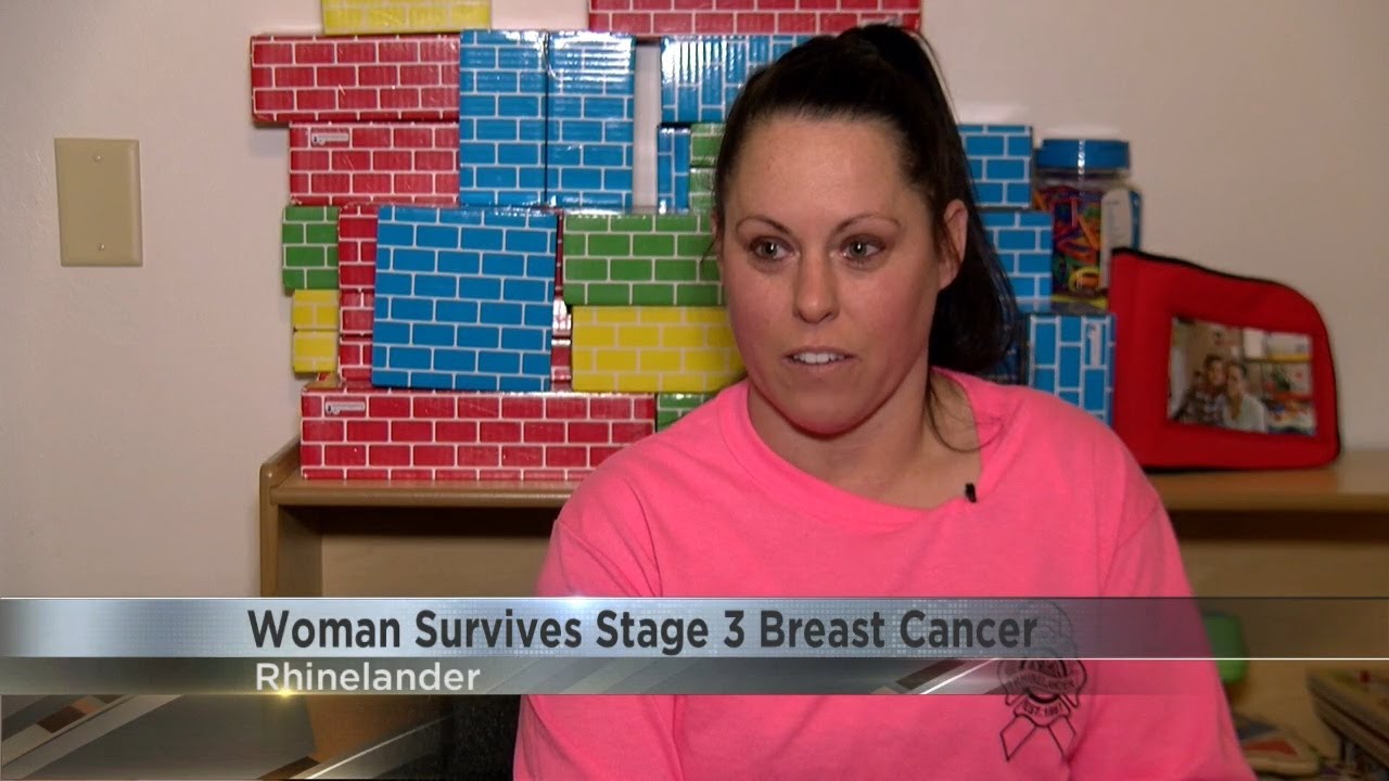 Woman survives stage 3 breast cancer