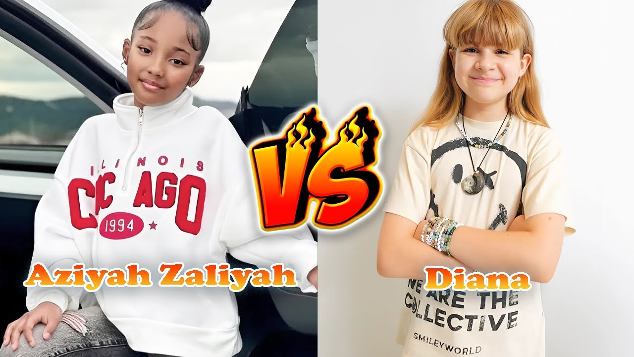 Aziyah Zaliyah VS Diana Transformations 🌟 From Baby To 2025