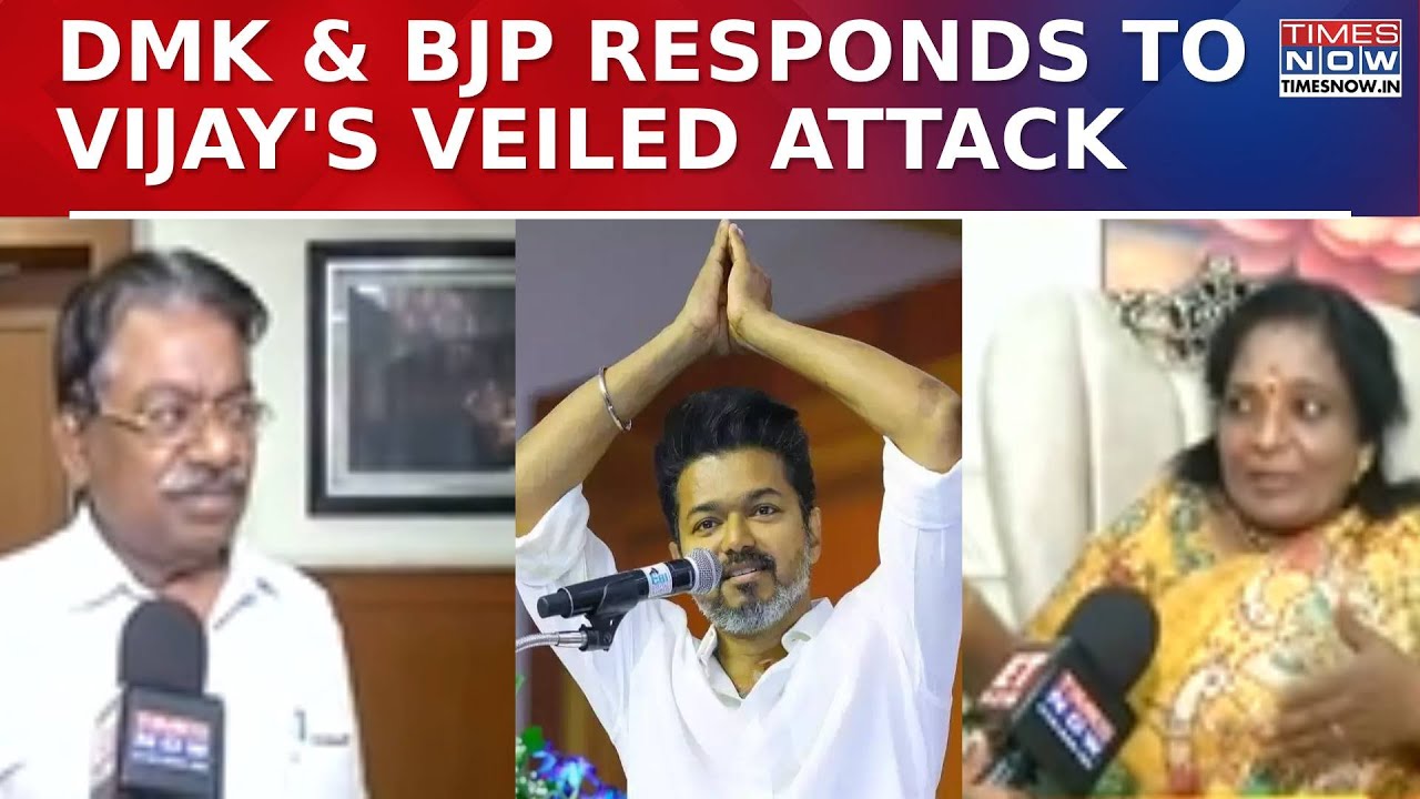 After Thalapathy Vijay's Veiled Attack, DMK & BJP Hits Back Says, 'Vijay's Speech Like His Movie'