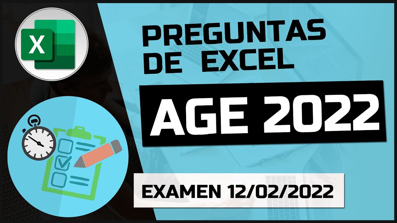 Preguntas de examen de Excel resueltas (Examen Auxiliar Administrativo del Estado 2022)