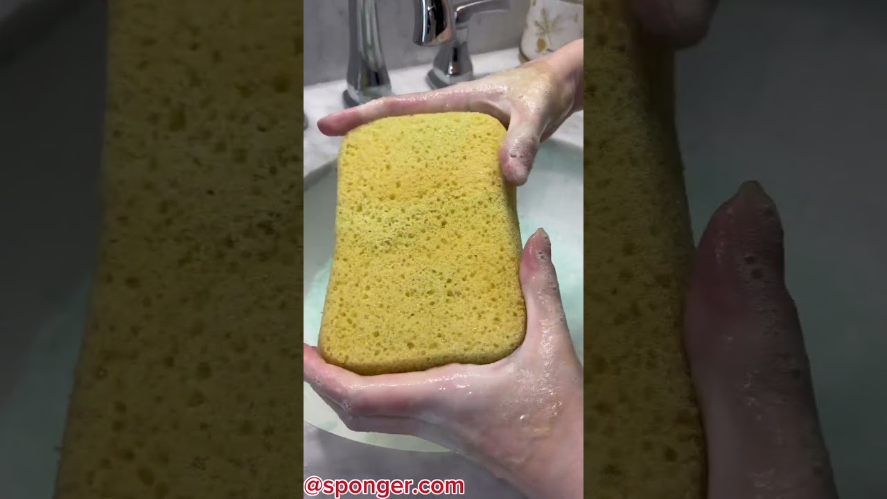 SPONGE SQUEEZING ASMR COMPILATION |35| - #spongeasmr #spongesqueezing #deepcleaning#relaxing #asmr