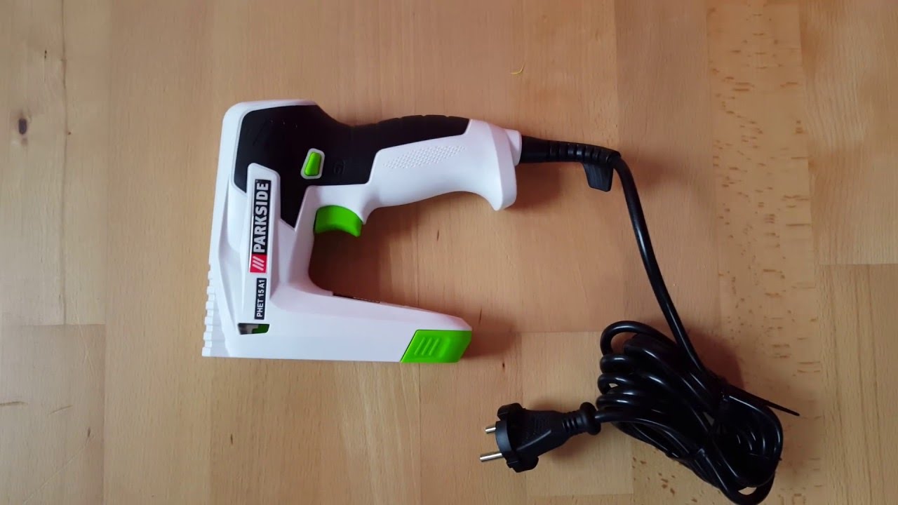 Parkside PHET 15 A1 Elektrotacker, Tacker, Stapler - [Unboxing! 4K]