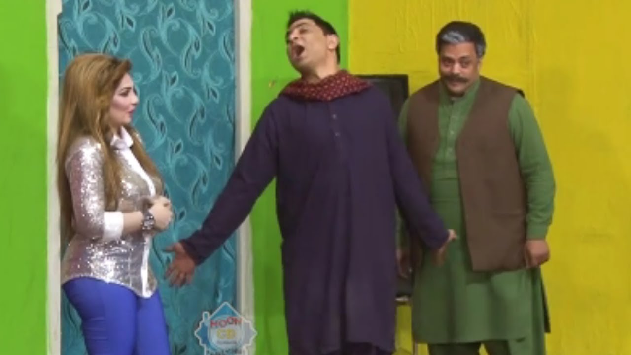 Amjad Rana and Mishal Khan Stage Drama Chan Sajna Comedy Clip 2020